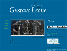 Tablet Screenshot of gustavoleone.com